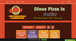 Desktop Screenshot of dinospizzaforfar.com